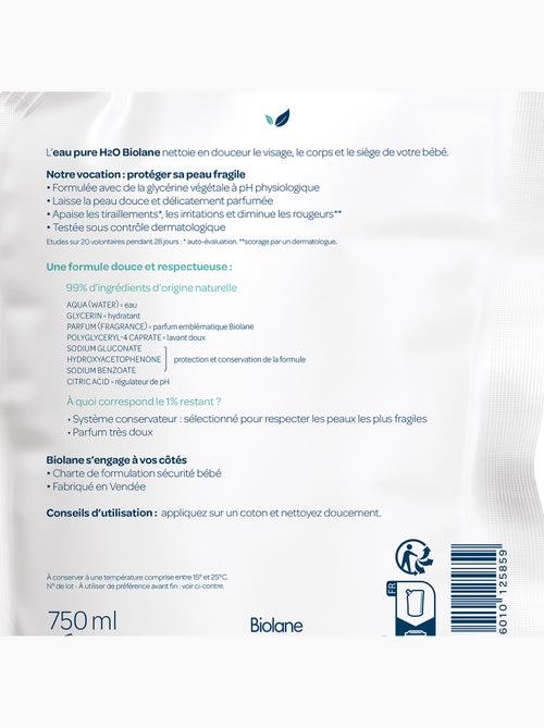 Eco-recharge - eau pure h2o biolane - Kiabi Eco-recharge - eau pure h2o biolane - Kiabi