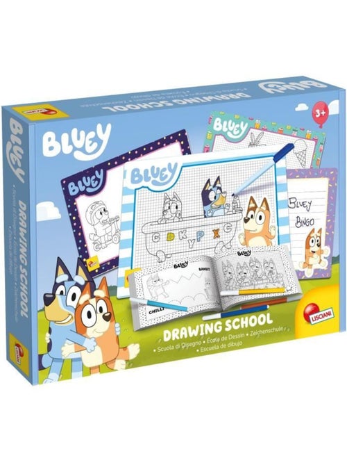 Ecole de dessin - bluey drawing school - kit complet pour apprendre à dessiner - lisciani - Kiabi