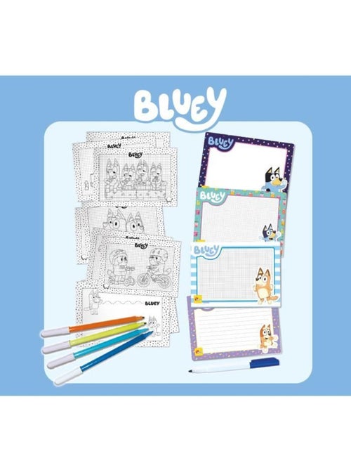 Ecole de dessin - bluey drawing school - kit complet pour apprendre à dessiner - lisciani - Kiabi