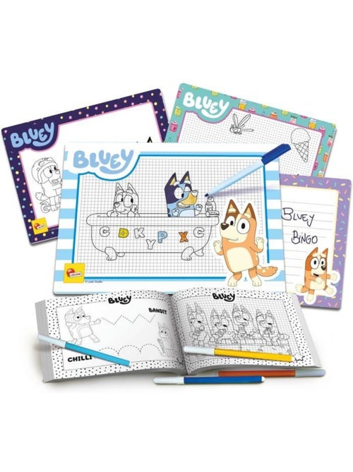 Ecole de dessin - bluey drawing school - kit complet pour apprendre à dessiner - lisciani - Kiabi
