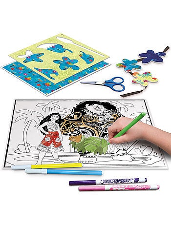 École de Dessins avec Table Lumineuse Vaiana 2 – Kit Créatif pour Enfants