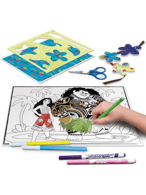 École de Dessins avec Table Lumineuse Vaiana 2 – Kit Créatif pour Enfants - Kiabi