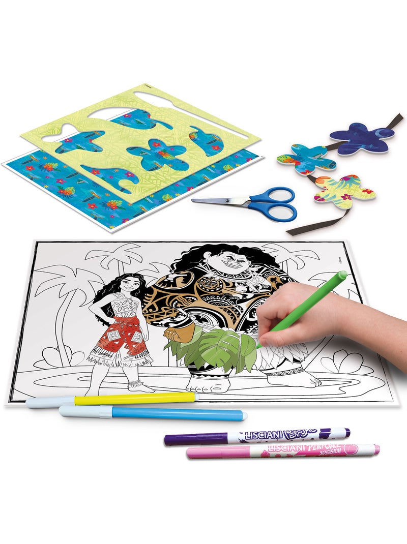 École de Dessins avec Table Lumineuse Vaiana 2 – Kit Créatif pour Enfants N/A - Kiabi
