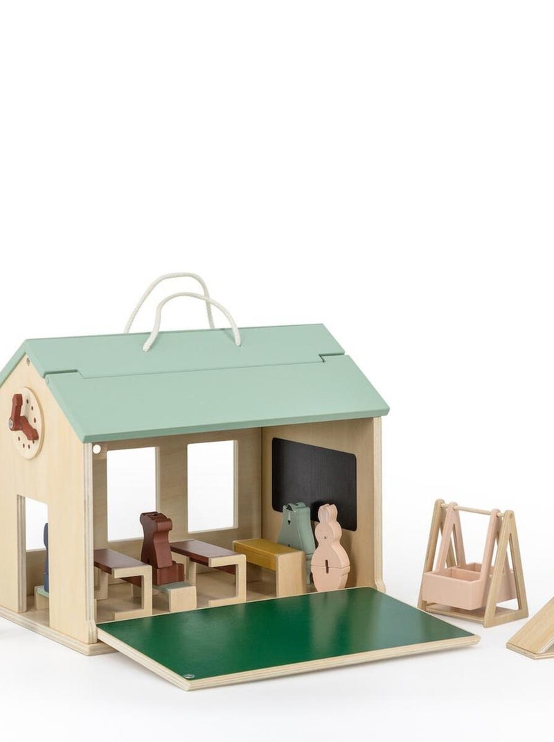 École des animaux en bois N/A - Kiabi