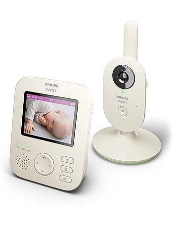 Écoute-bébé vidéo - philips - scd882/26 - écran 2,8 pouces - vision nocturne - connexion sécurisée