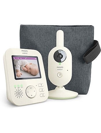 Écoute-bébé vidéo - philips - scd882/26 - écran 2,8 pouces - vision nocturne - connexion sécurisée