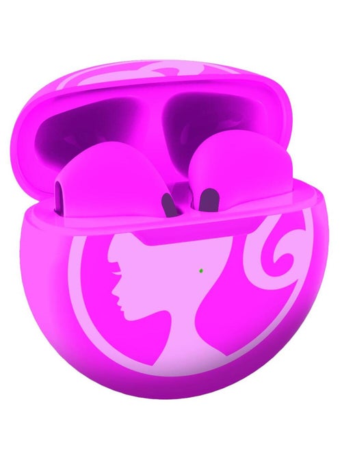 Écouteurs sans fil Bluetooth Barbie avec étui de chargement et de rangement - Kiabi