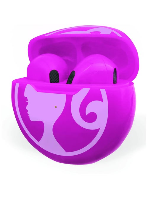 Écouteurs sans fil Bluetooth Barbie avec étui de chargement et de rangement - Kiabi