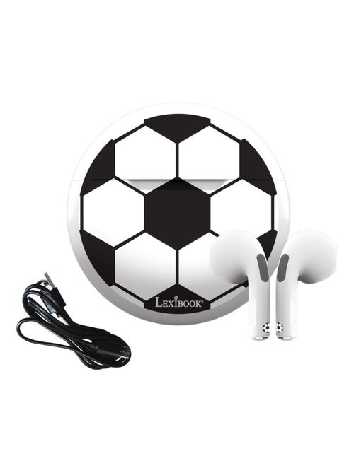 Écouteurs sans fil Bluetooth Football avec étui de chargement et de rangement - Kiabi