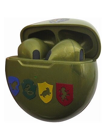 Écouteurs sans fil Bluetooth Harry Potter avec étui de chargement et de rangement