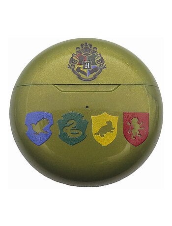 Écouteurs sans fil Bluetooth Harry Potter avec étui de chargement et de rangement
