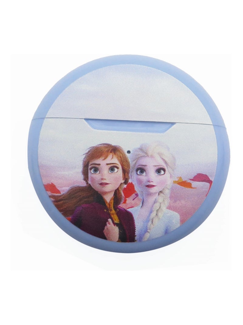 Écouteurs sans fil Bluetooth La Reine des Neiges avec étui de chargement et de rangement Bleu - Kiabi