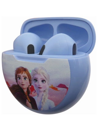 Écouteurs sans fil Bluetooth La Reine des Neiges avec étui de chargement et de rangement
