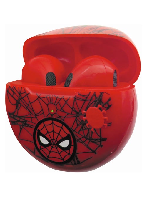 Écouteurs sans fil Bluetooth SpiderMan avec étui de chargement et de rangement - Kiabi