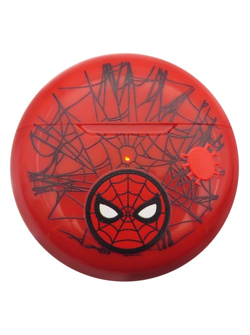 Écouteurs sans fil Bluetooth SpiderMan avec étui de chargement et de rangement - Kiabi