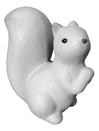 Écureuil pailleté de décoration en céramique