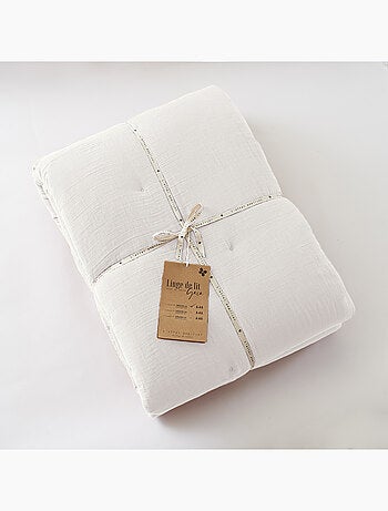 Édredon – Double Gaze de Coton 125 gr/m² – Ultra doux - Gaïa