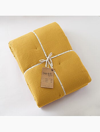 Édredon – double gaze de coton 125 gr/m² – ultra doux - gaïa