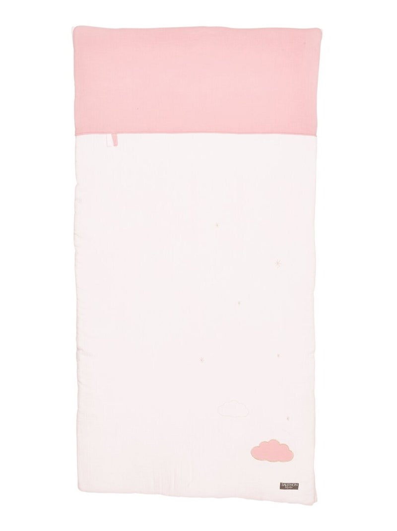Edredon en coton - Rose - Kiabi