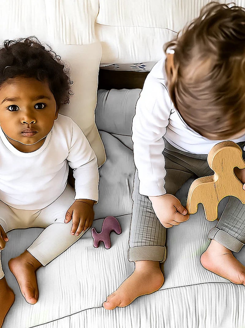 Edredon en Coton Bio Blanc Blanc - Kiabi