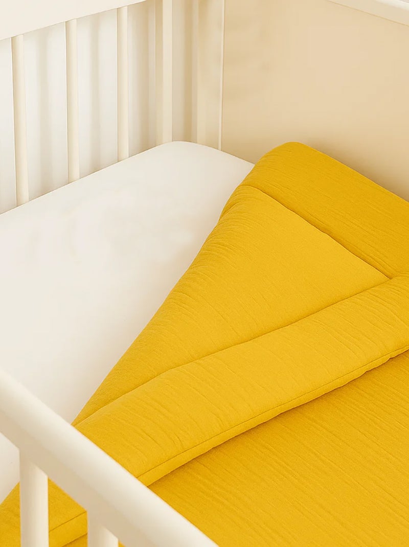 Edredon en Coton Bio Honey Miel - Kiabi