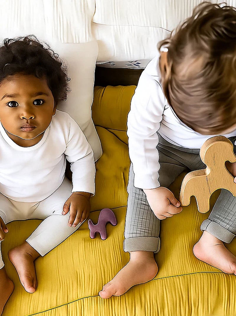 Edredon en Coton Bio Honey Miel - Kiabi