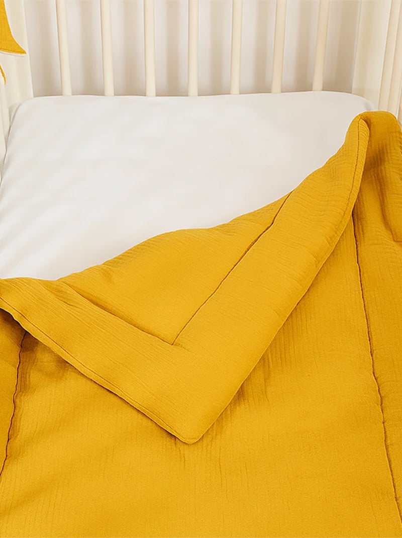 Edredon en Coton Bio Honey Miel - Kiabi