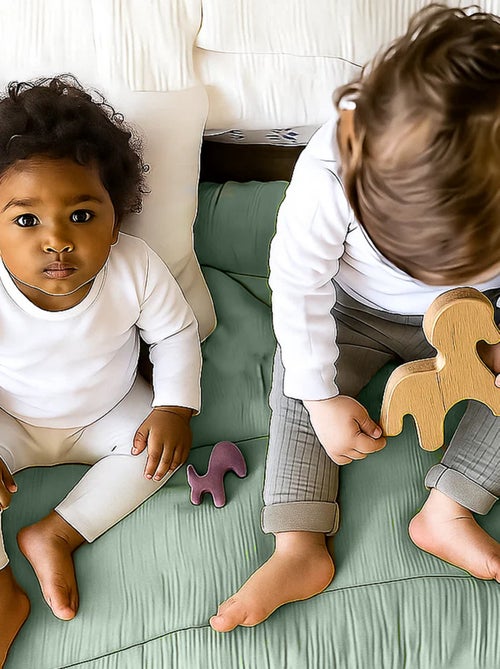 Edredon en Coton Bio Vert - Kiabi Edredon en Coton Bio Vert - Kiabi