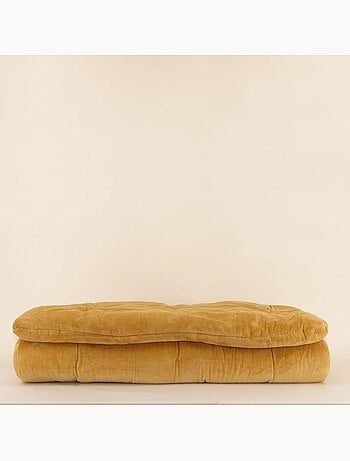 Edredon en velours de coton 80x200cm