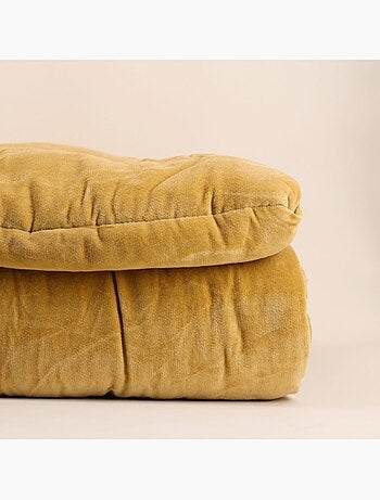 Edredon en velours de coton 80x200cm