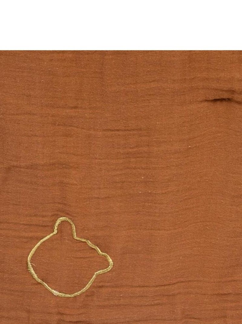 Édredon gaze de coton 100x140 noisette Marron clair - Kiabi