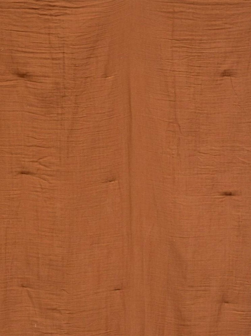 Édredon gaze de coton 100x140 noisette Marron clair - Kiabi