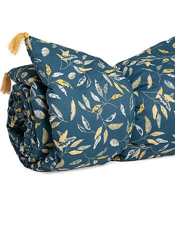 Édredon imprimé à motif végétal, FEUILLAGE