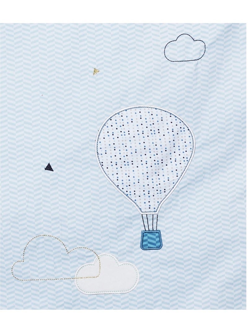 Edredon lit bébé en coton - SAUTHON Bleu - Kiabi