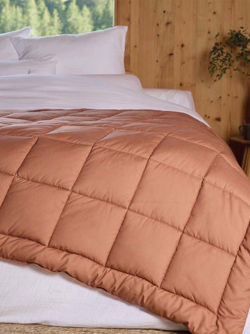 Edredon matelassé peau de pêche Oekotex - Kiabi