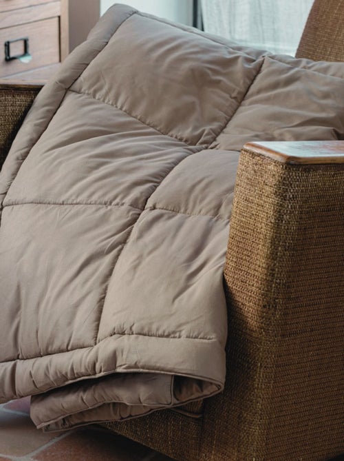 Edredon matelassé peau de pêche Oekotex - Kiabi