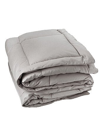Edredon ou couvre-lit matelassé peau de pêche Oekotex