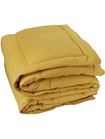 Edredon ou couvre-lit matelassé peau de pêche Oekotex
