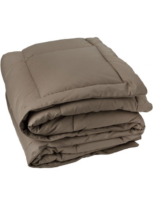 Edredon ou couvre-lit matelassé peau de pêche Oekotex - Kiabi