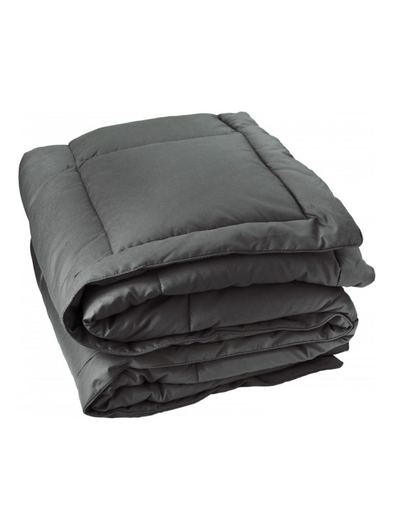 Edredon polyester LAZY Gris foncé - Kiabi