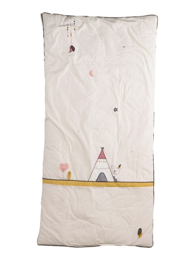 Edredon pour lit bébé en coton - Beige - Kiabi