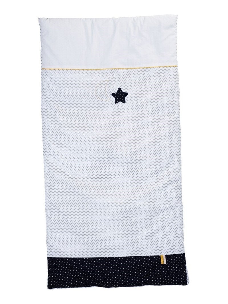 Edredon pour lit bébé en coton - Blanc - Kiabi