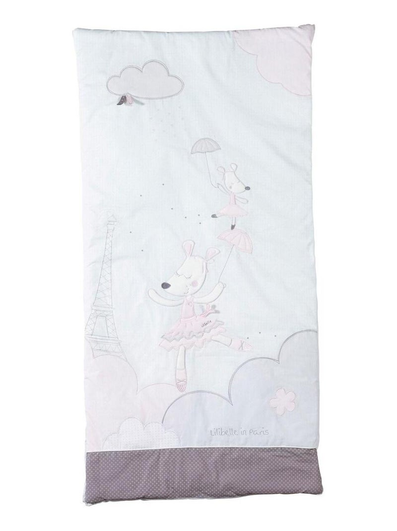 Edredon pour lit bébé en coton - Blanc - Kiabi