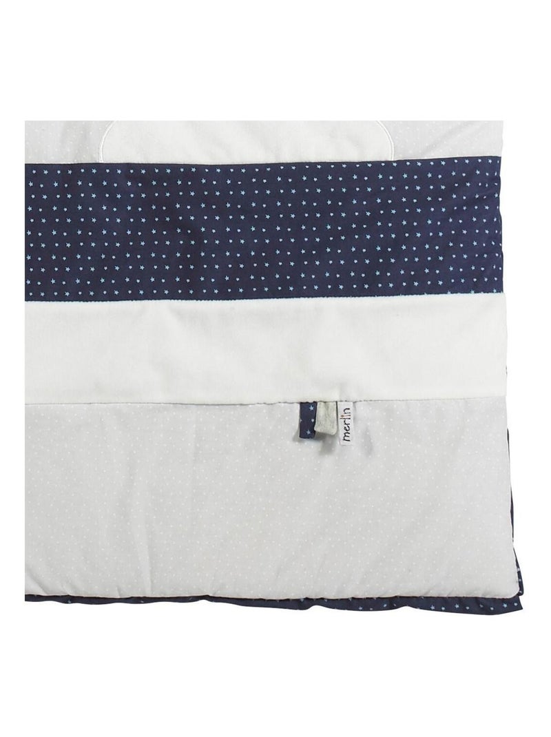 Edredon pour lit bébé en coton perle - SAUTHON Gris - Kiabi