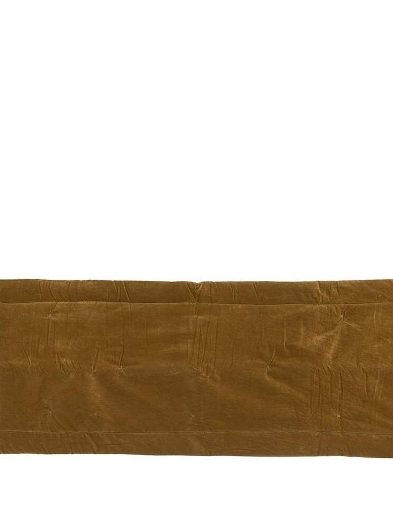 Édredon velours 70x180 Night coton mordoré Marron - Kiabi