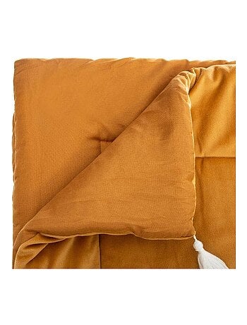 Édredon velours 80x180 cm Sonia kaki