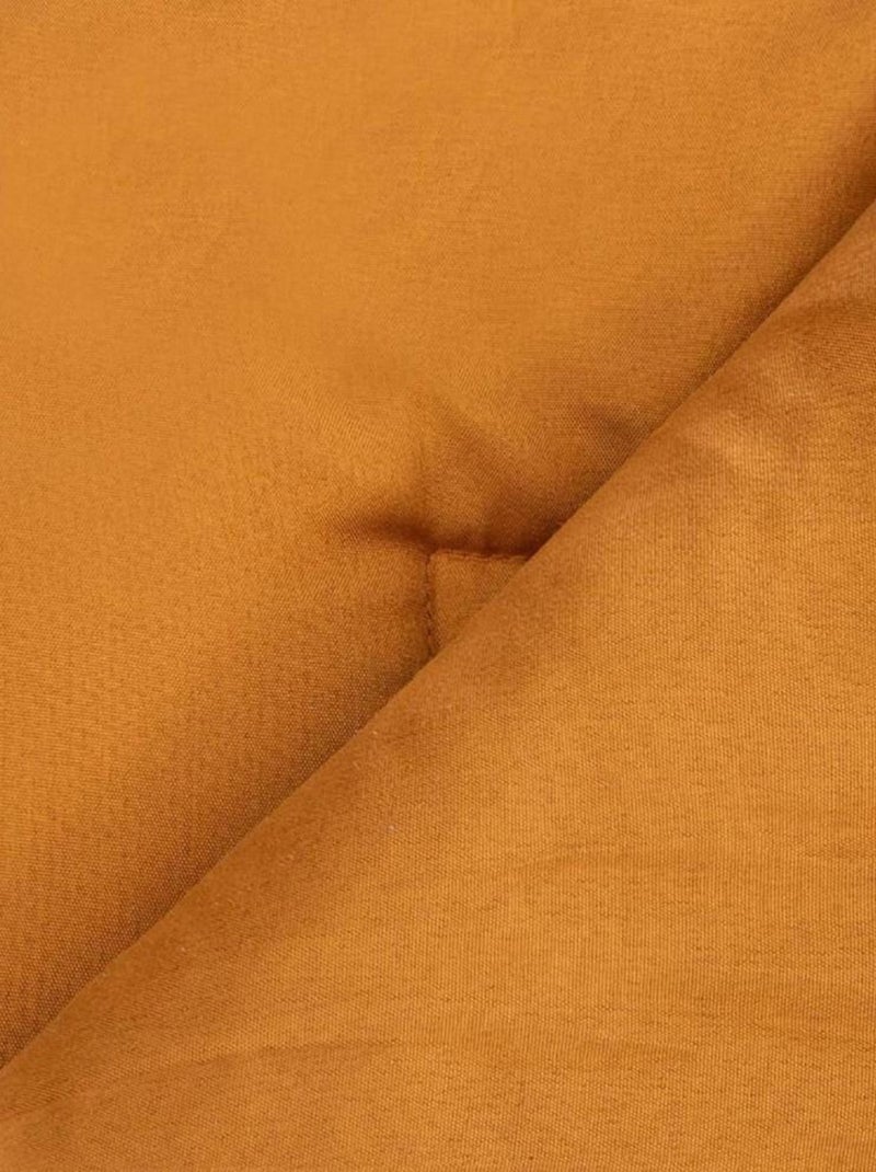 Édredon velours 80x180 cm Sonia ocre Jaune - Kiabi