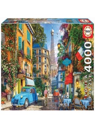 EDUCA - Puzzle - 4000 The old streets of Paris - Educa