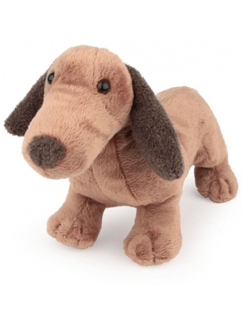 Edward le teckel en peluche 19 cm Marron - Kiabi