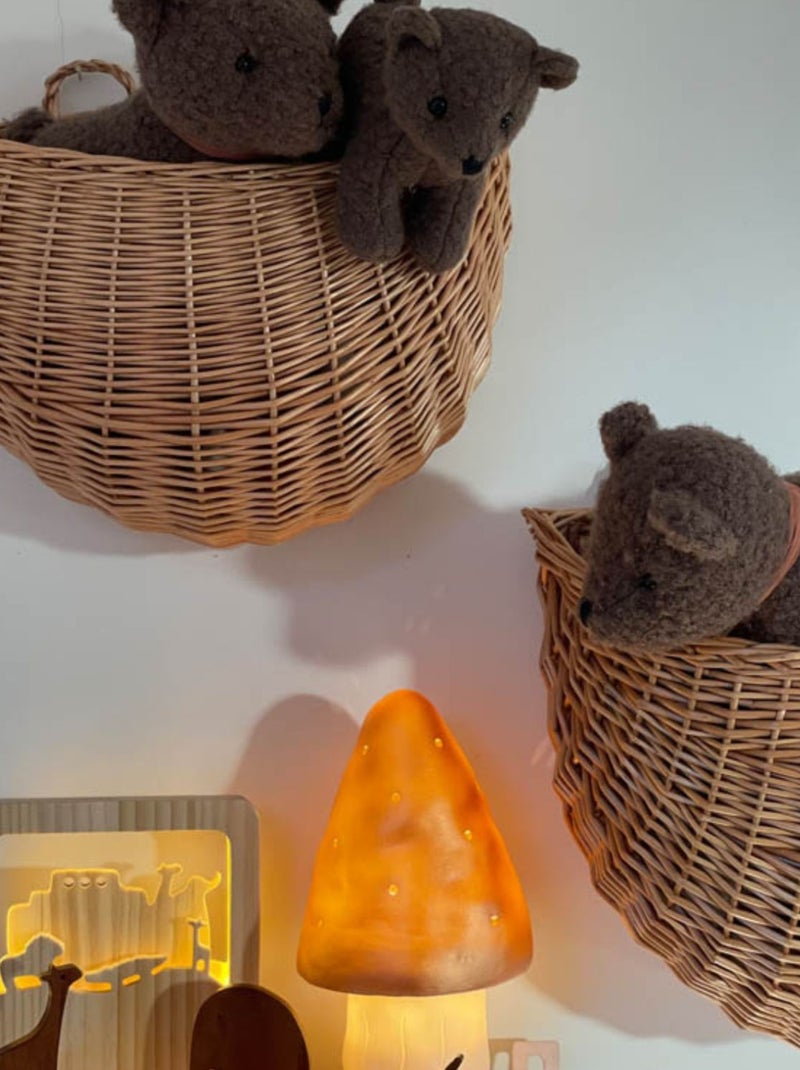 Egmont Toys - Lot de 2 paniers à suspendre Marron - Kiabi